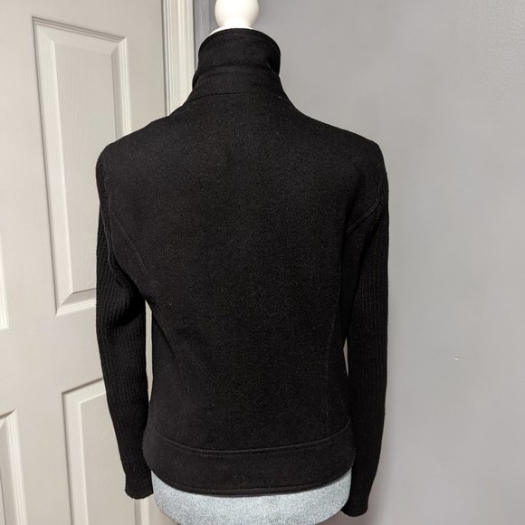 Banana Republc Factory Wool Blend Moto Bike Jacket/Coat - Picture 4 of 14